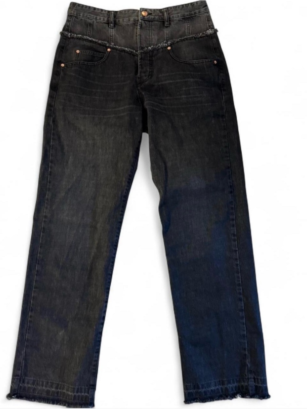 Isabel Marant Frayed Hem Jeans